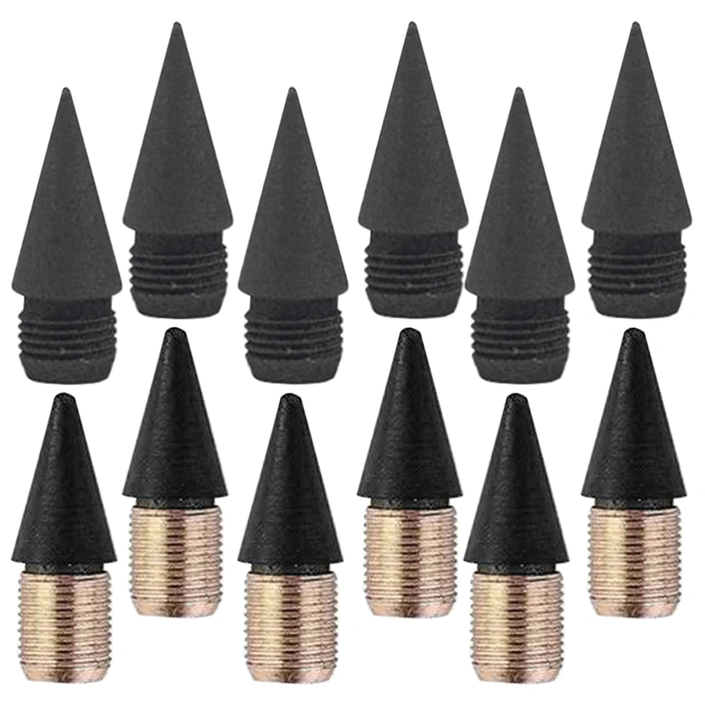 12Pcs Inkless Pencil Replacement Tip Everlasting Pencil Graphite Nibs Head