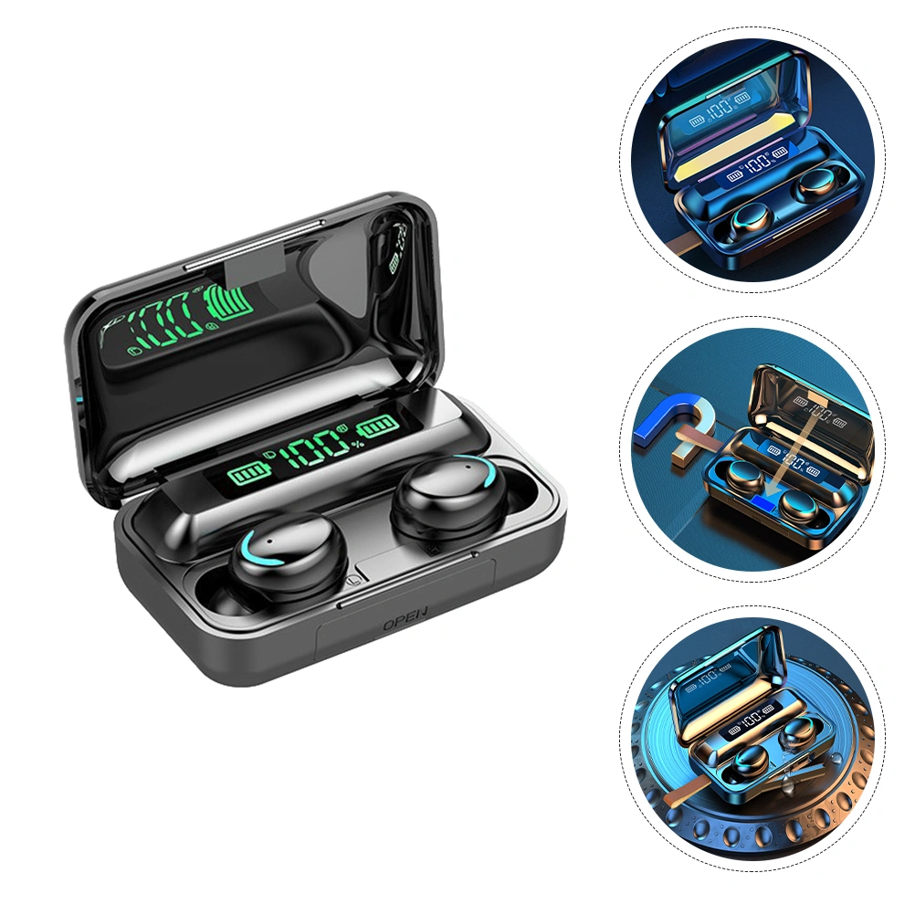 1 Set Wireless Connecting Stereo Earphone Headset Durable Wireless Earphone