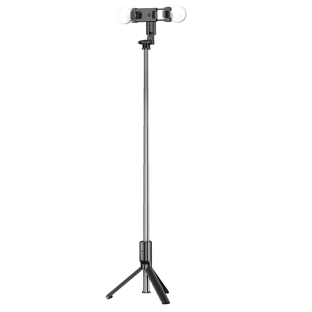 1 Set Selfie Stick Tripod Mobile Phone Support Rack Phone Holding Rack (Black)