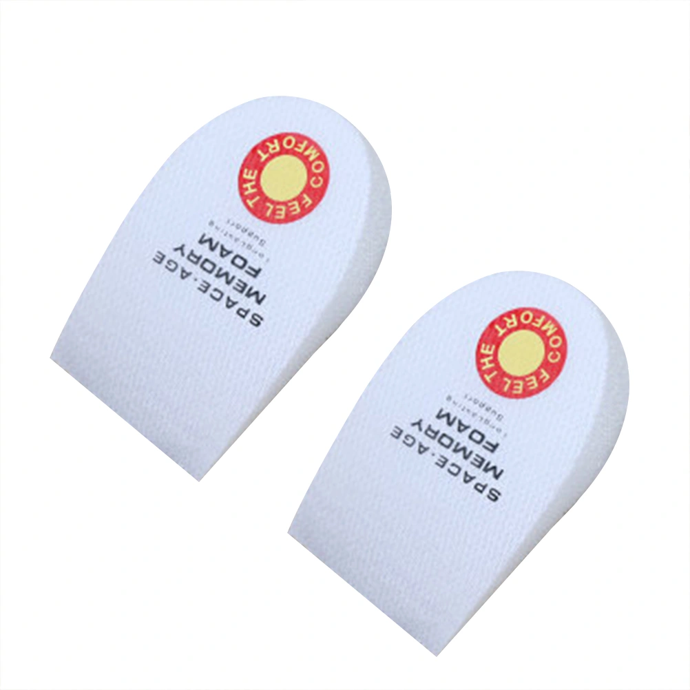 Men's Memory Heel Memory Heel Cushion (White) - pair