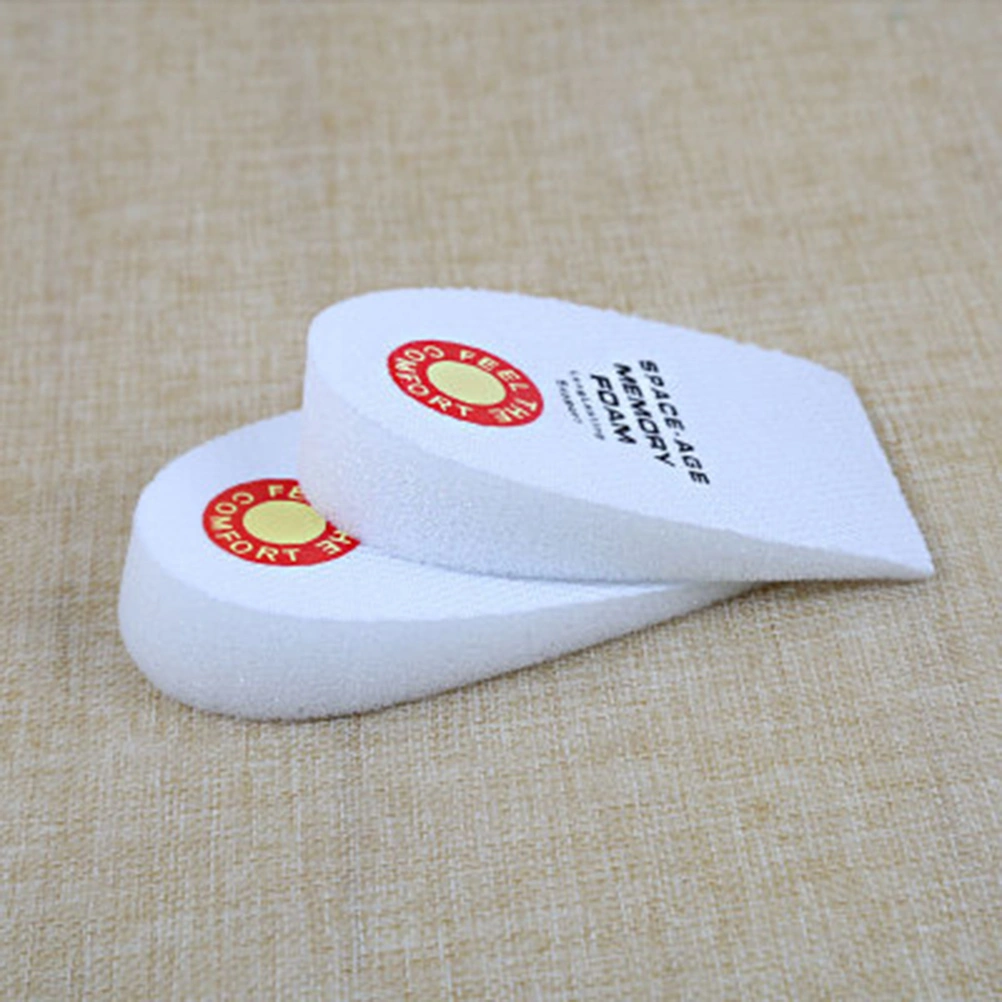 Men's Memory Heel Memory Heel Cushion (White) - pair