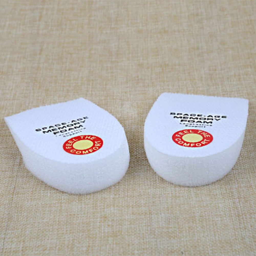 Men's Memory Heel Memory Heel Cushion (White) - pair