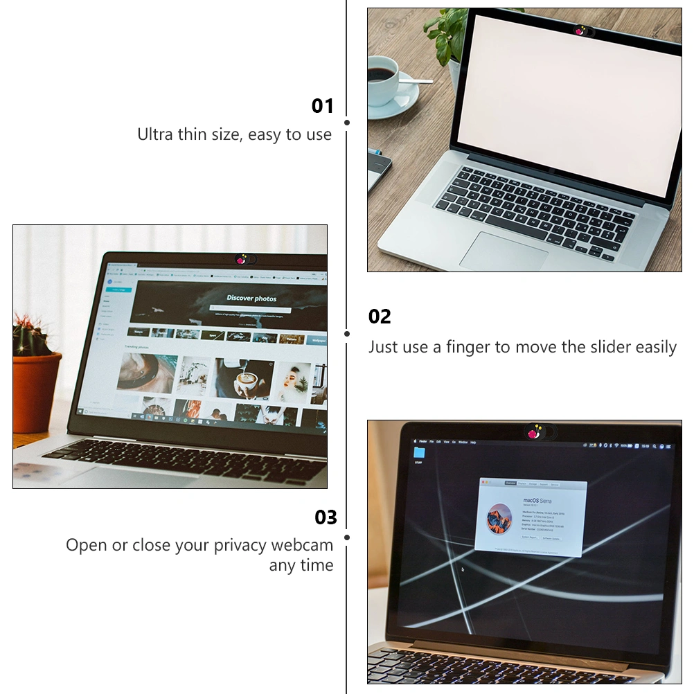 3pcs Cartoon Snail PatternUniversal Laptop Camera Privacy Protection Cover