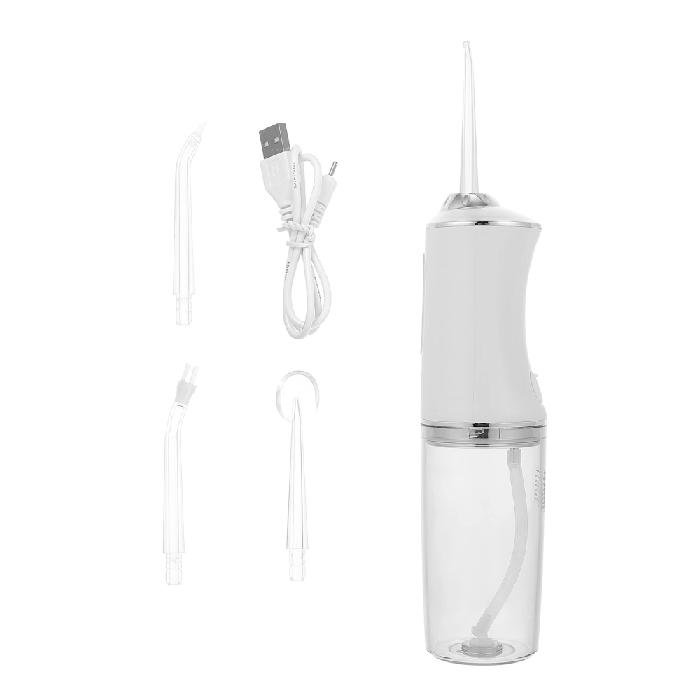 1 Set Electric Oral Irrigator USB Charging Oral Irrigator Three-mode Teeth Flosser