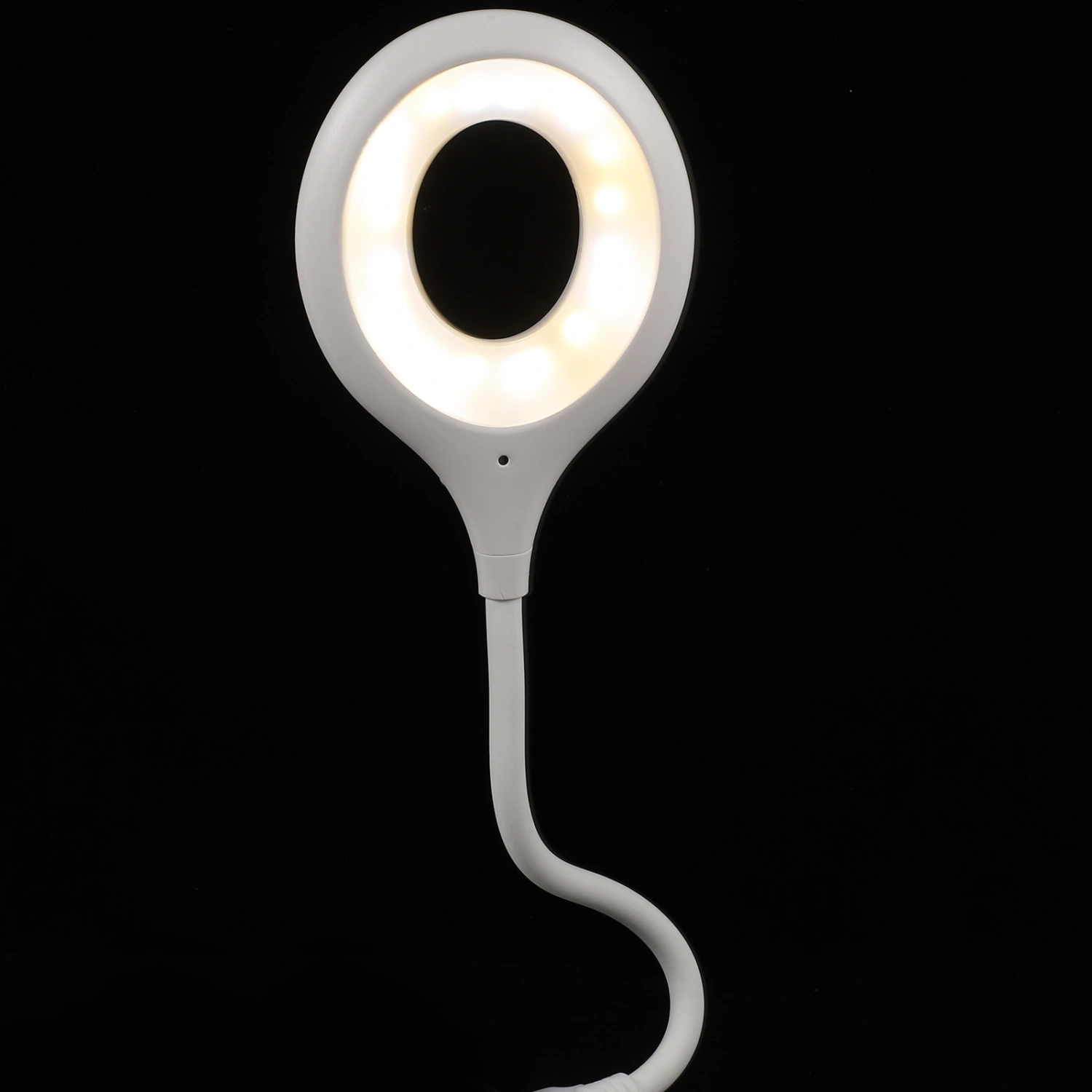 Usb Gooseneck Lamp Voice Activated Light Flexible Hose Bedside Reading Lamp