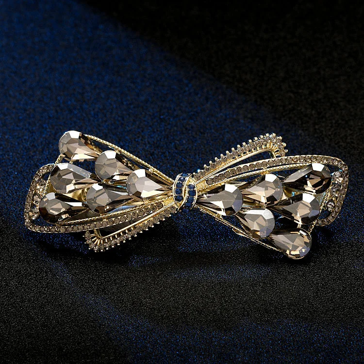 Rhinestone Hair Clip Women Barrette Hair Barrette Wedding Sparkly Hair Clamp