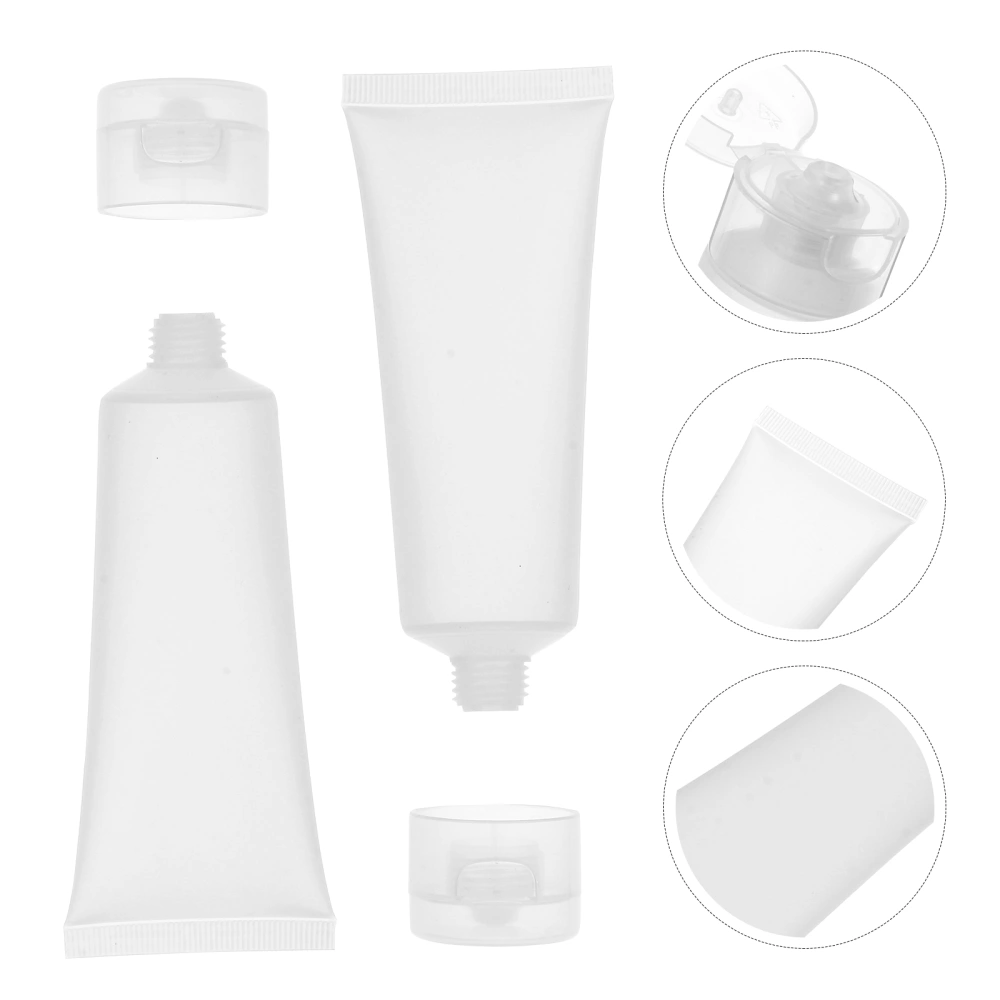 12Pcs 50g Cosmetic Dispensers Travel Makeup Bottles Cream Squeeze Bottles