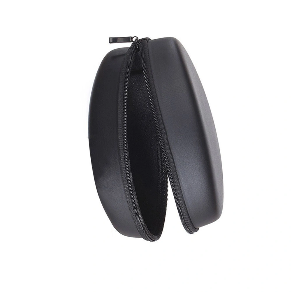 Universal Mini EVA Headphones Storage Box Case Portable Travel Carrying Case Earphones Earbuds Headset USB Cable Pouch (Black)