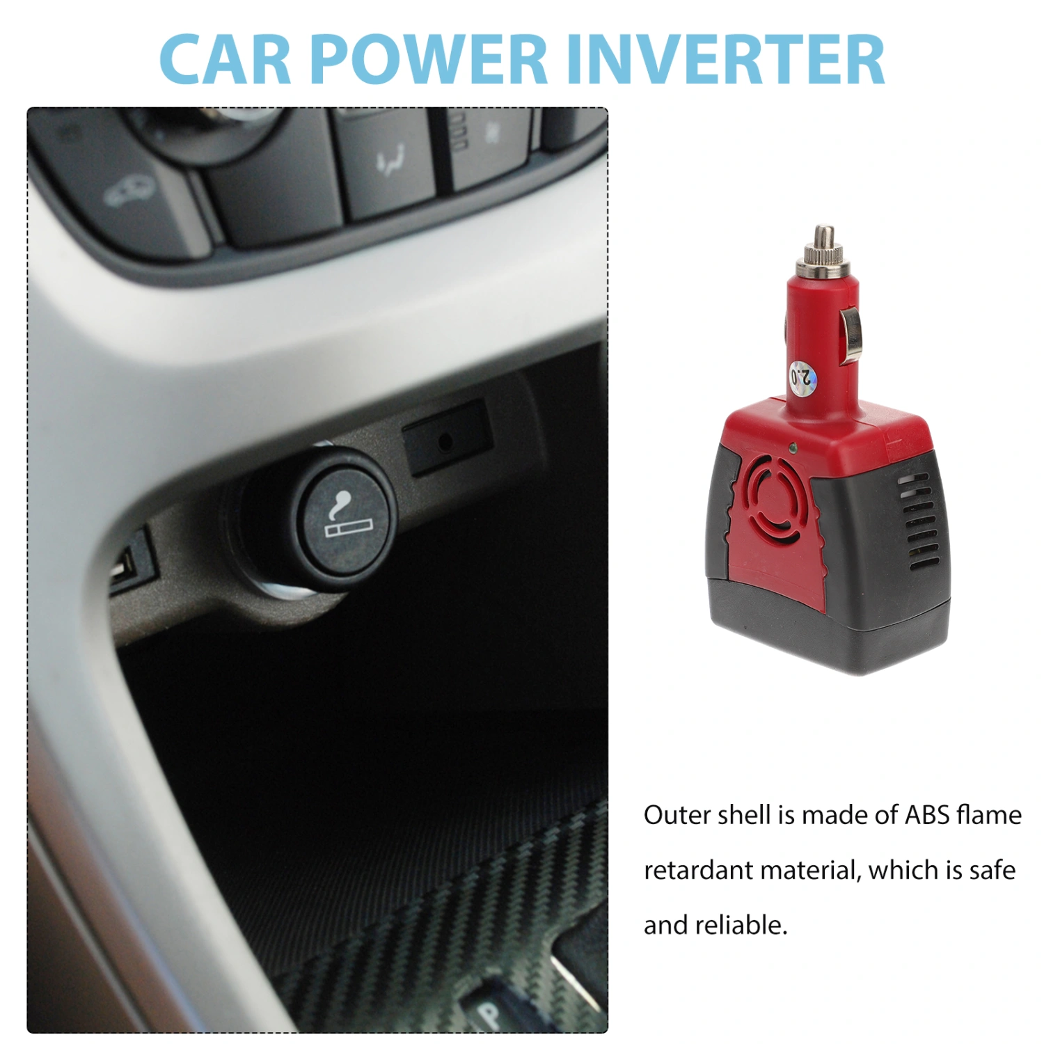 Car Power Inverter USB Port Socket Inverter 12v To 110v Vehicle Power Inverter