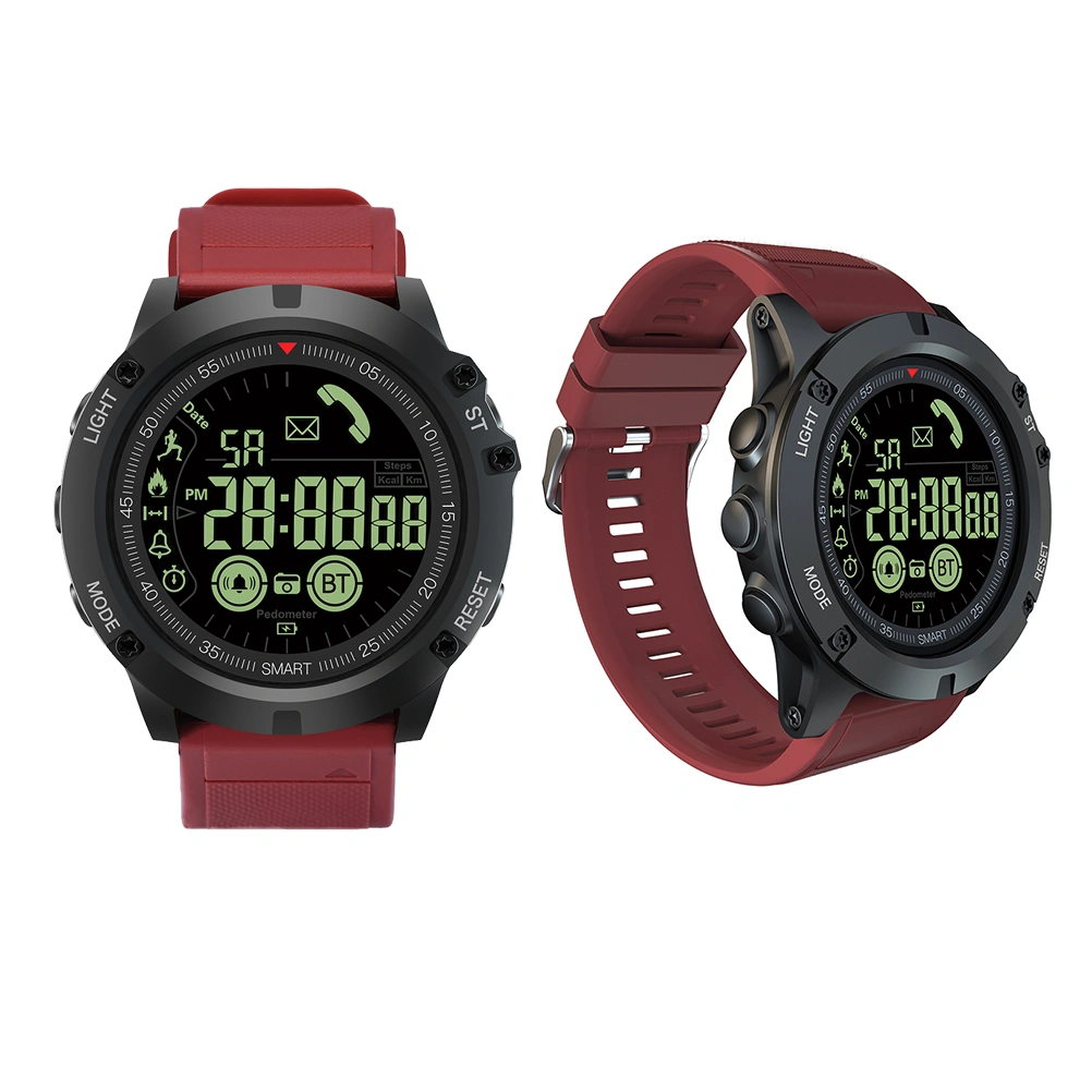 Smart Sports Watch for Android and iOS Fitness Smart Watch Activity Sports Band Bracelet Waterproof4.0 Wristband (Red)