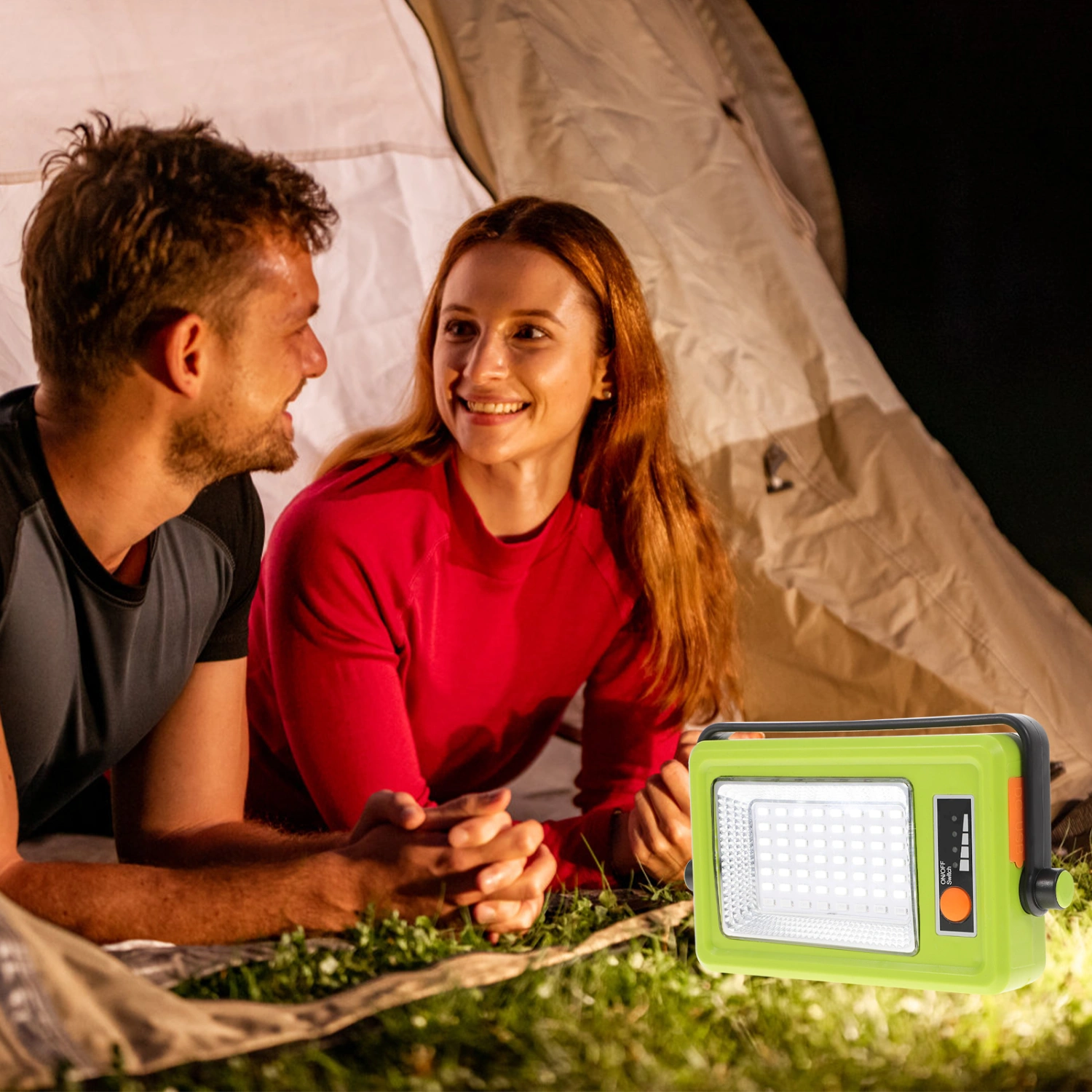 Work Light Portable Handheld Rechargeable Led Light Solar Camping Light