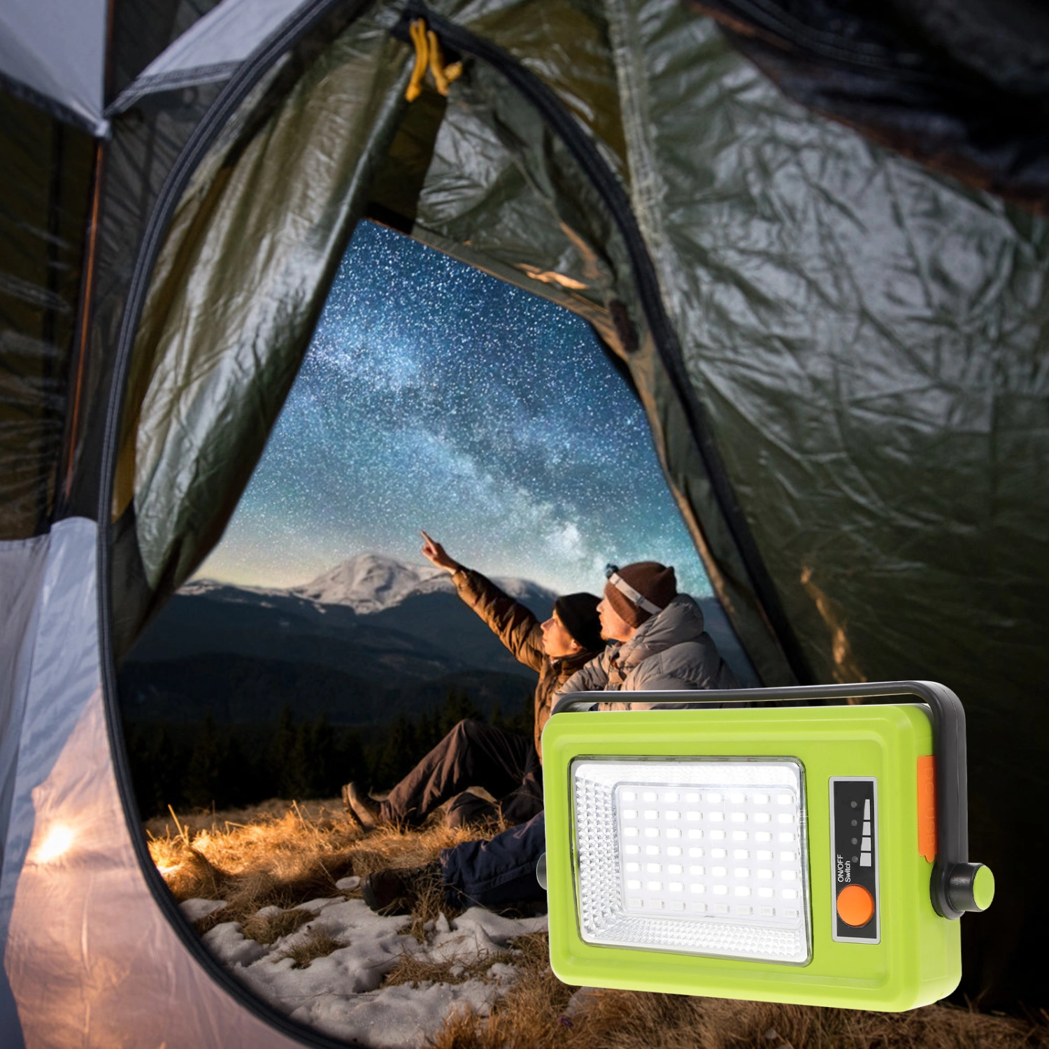 Work Light Portable Handheld Rechargeable Led Light Solar Camping Light
