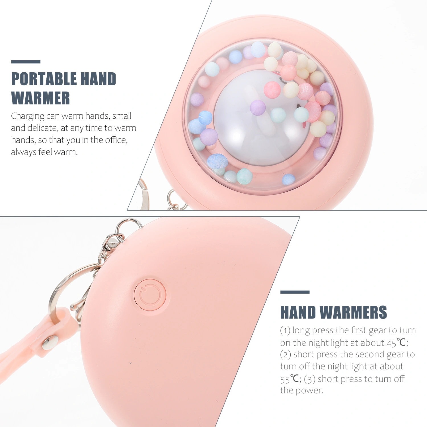 1 Set of Portable Hand Warmer Hot Hands Hand Warmers Office Hand Warmer Heater