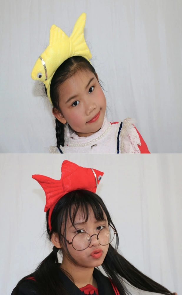 Creative Cartoon Fish Hairband Kids Use Adorable Hairband Party Wearing Decorative Headwear