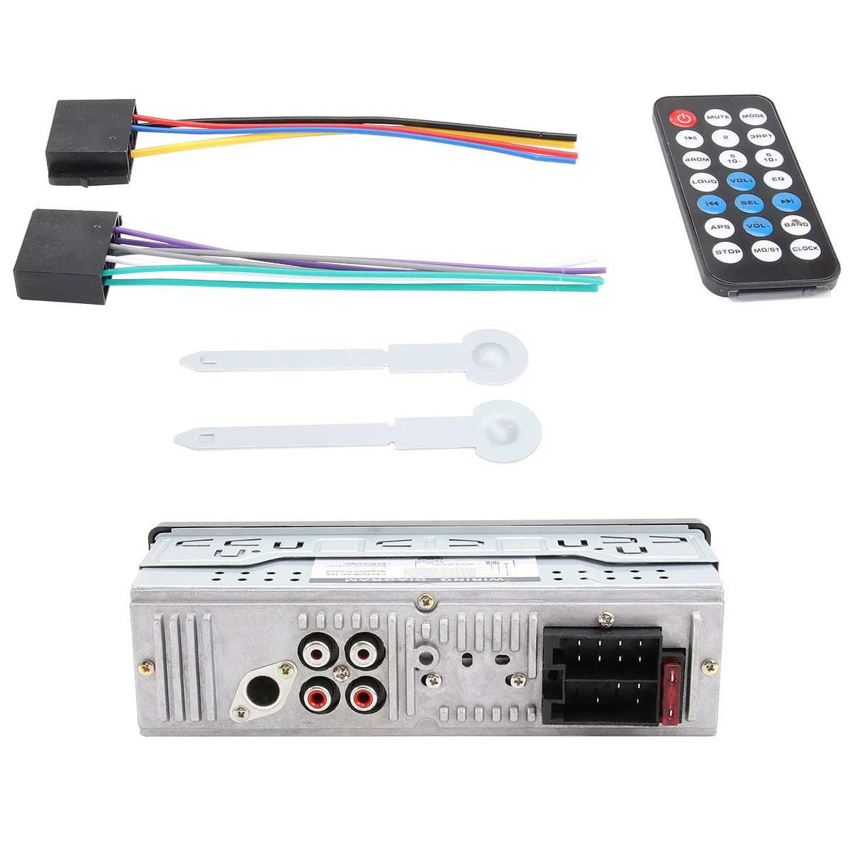 12v Car Radio Vehicle Wireless Aux In Usb Music Player With