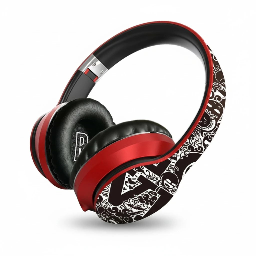 Wireless Gaming Headset AUX IN TF Card Fashionable Computer Gaming Headphone