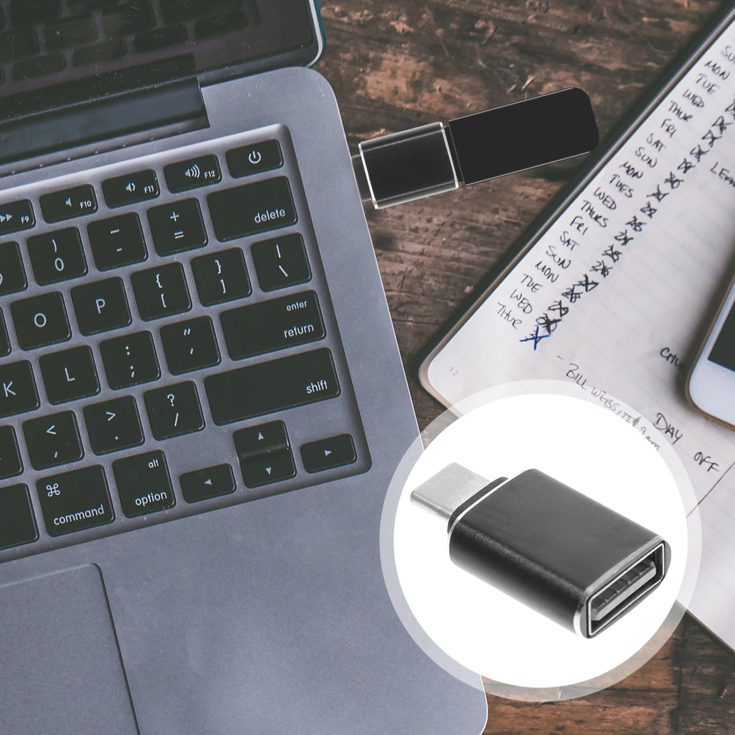 3pcs Durable Adapters Usb3.0 To Type C Connectors Usb3.0 To Type C Adapters
