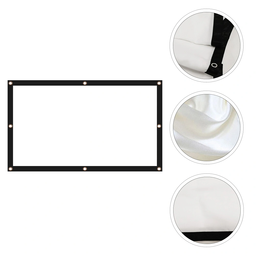 Projector Screen 150 inch 16:9 Foldable Portable Projection Movies Screen
