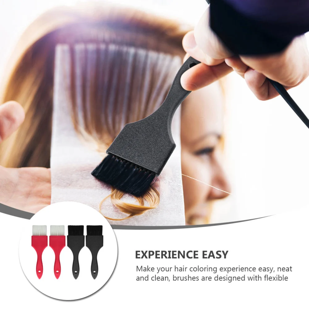 4Pcs Hair Coloring Brushes Hair Dye Brushes Salon Barber Hair Color Tools