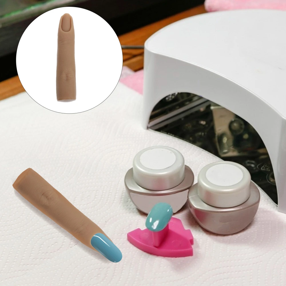 Silicone Nail Training Finger for Nails Silicone Finger for Nails Practice