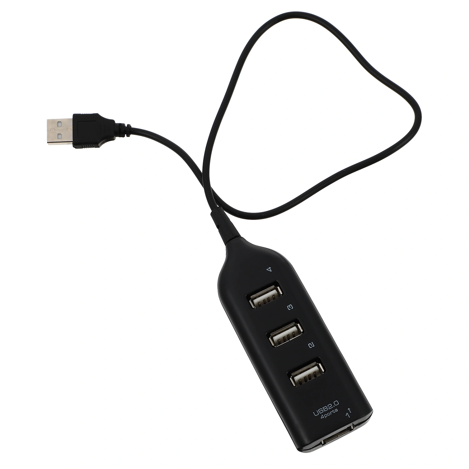 1Pc USB Hub USB 2.0 Hub 4 Port USB 2.0 Data Hub Portable USB 2.0 Splitter
