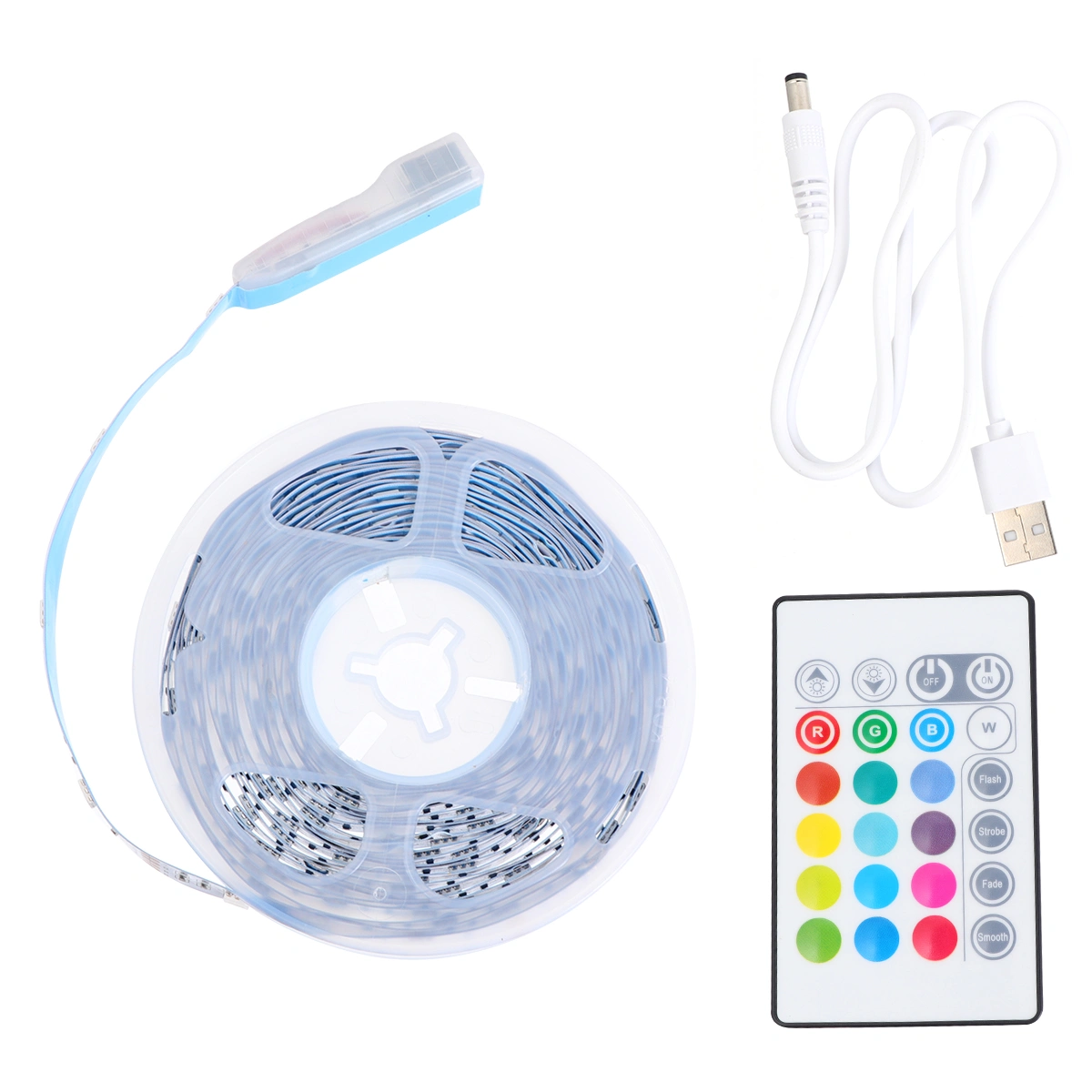 RGB LED Light Strip 5 Meter USB Powered TV LED Backlight with