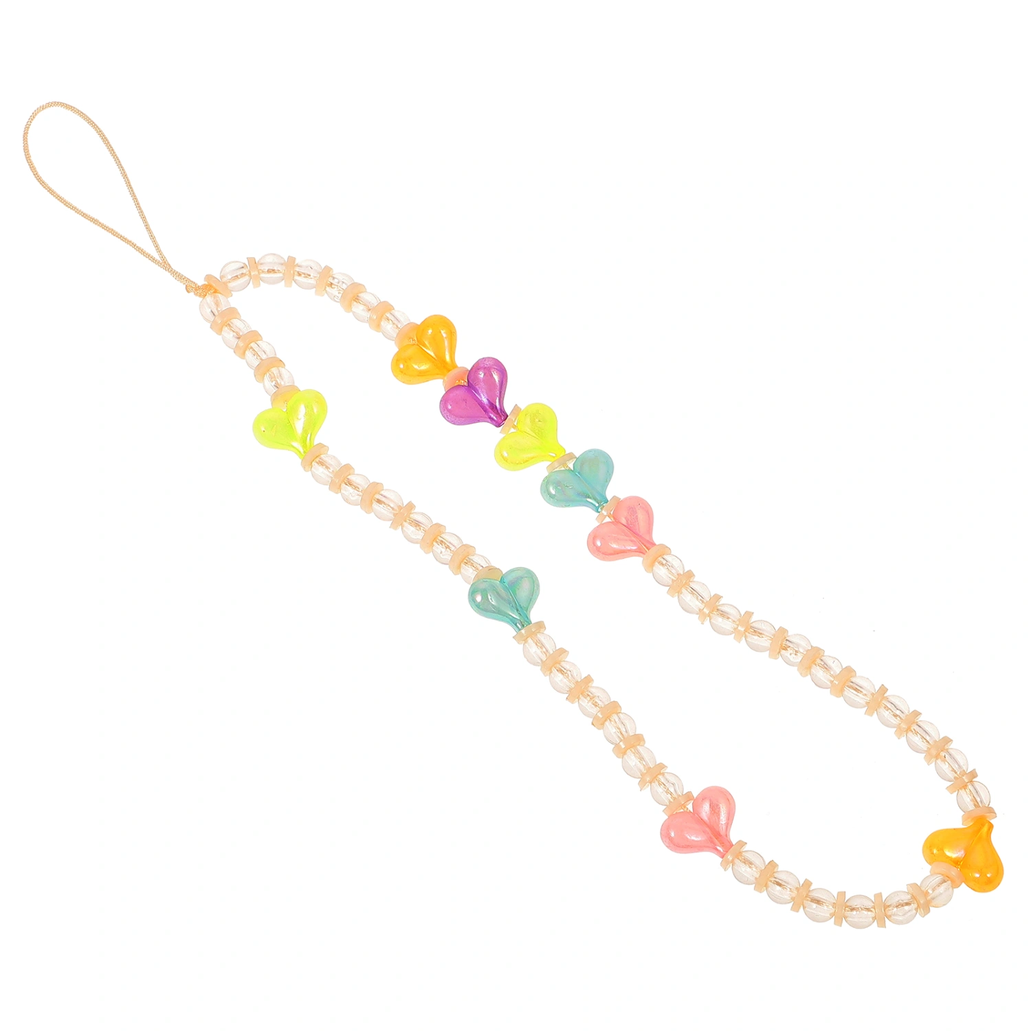 Beaded Phone Chain Universal Cellphone Charm Decorative Phone Strap Charm for Decor