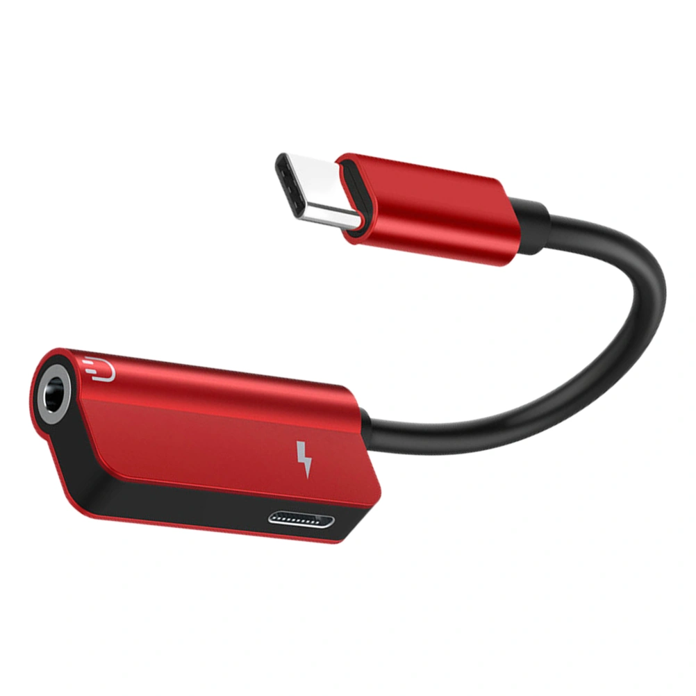 Type-C to 3.5mm Adapter 2-in-1 Headphone Professional Adapter Converter