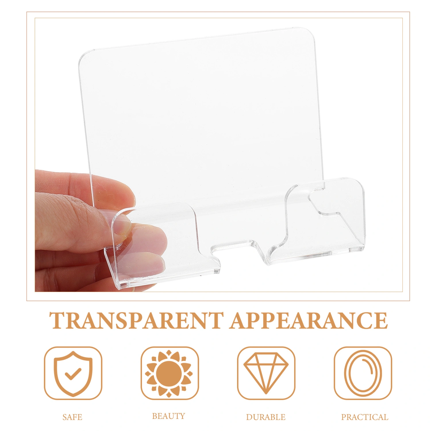 Wall Mount Phone Holder Self Adhesive Mobile Phone Charging Stand for Bedroom