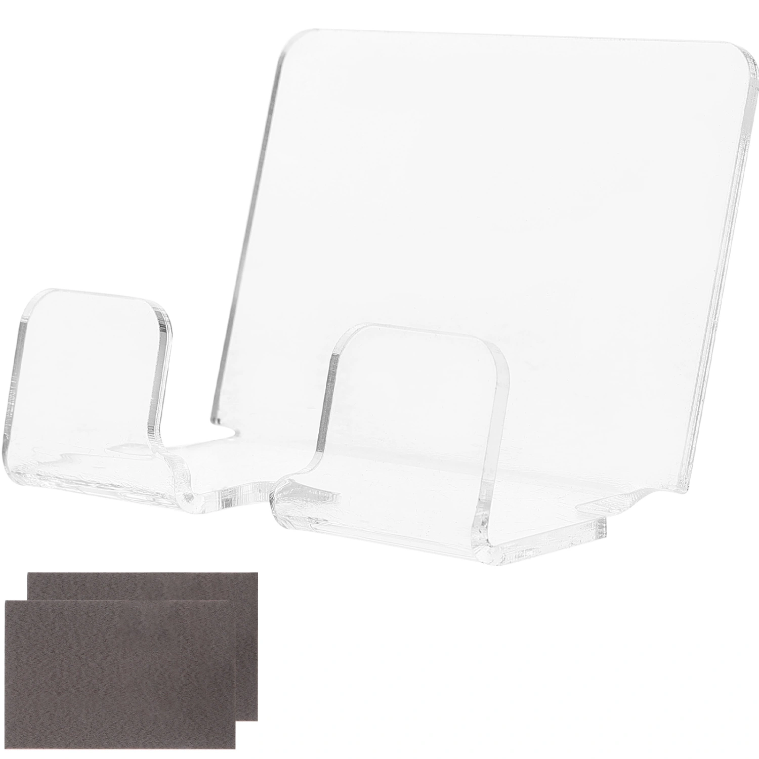 Wall Mount Phone Holder Self Adhesive Mobile Phone Charging Stand for Bedroom