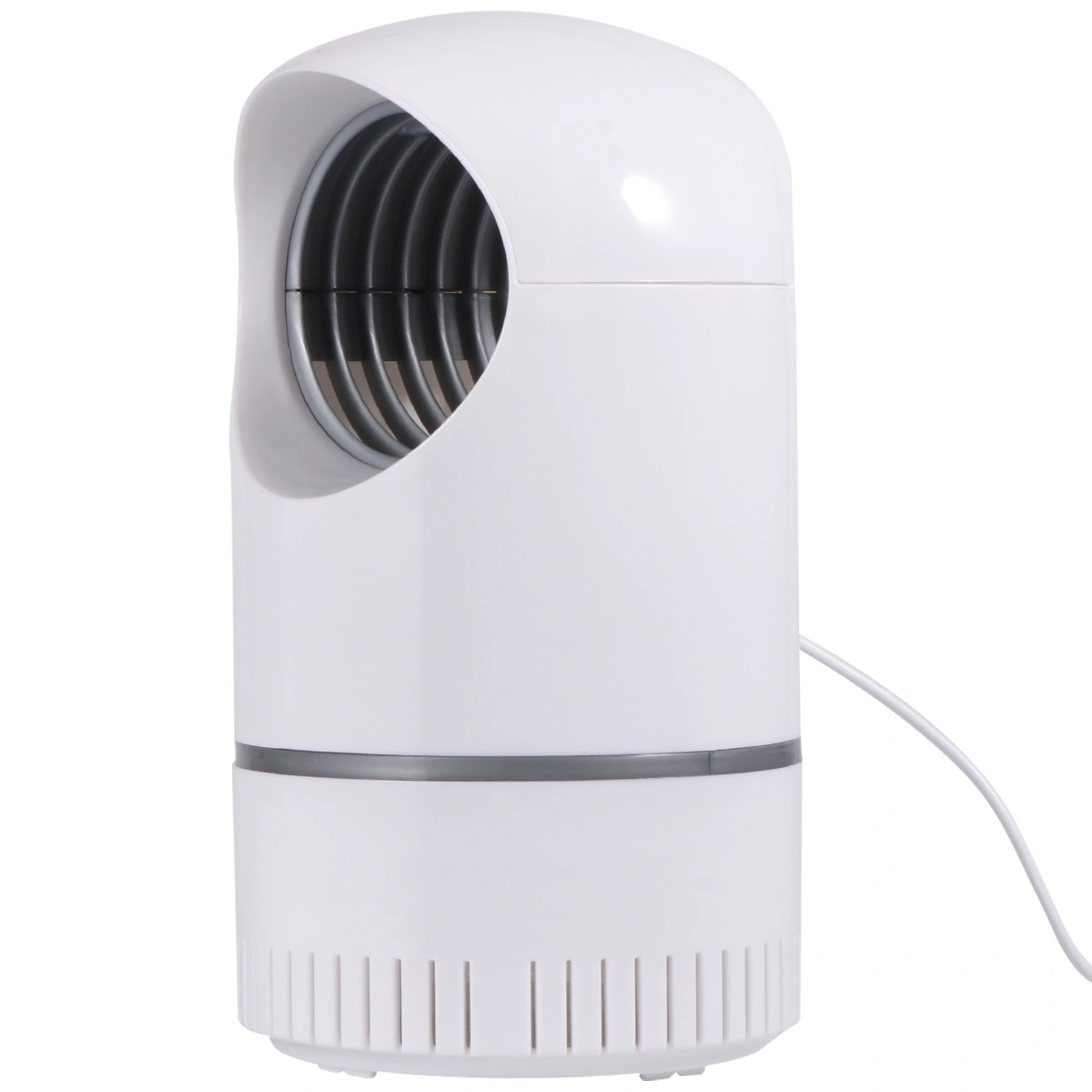 USB Photocatalysis Mosquito Killer Lamp Household Fly Repellent Bug Zapper for Bedroom Kids Room (White)
