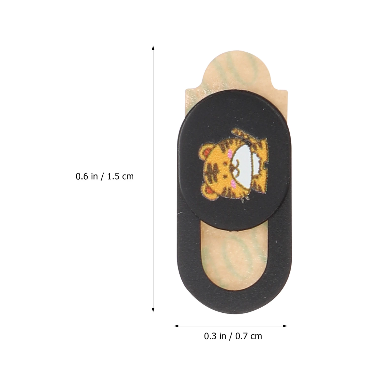 6pcs Tiger Year Dust-Proof Webcam Lens Protective Caps Camera Covers Caps Hoods