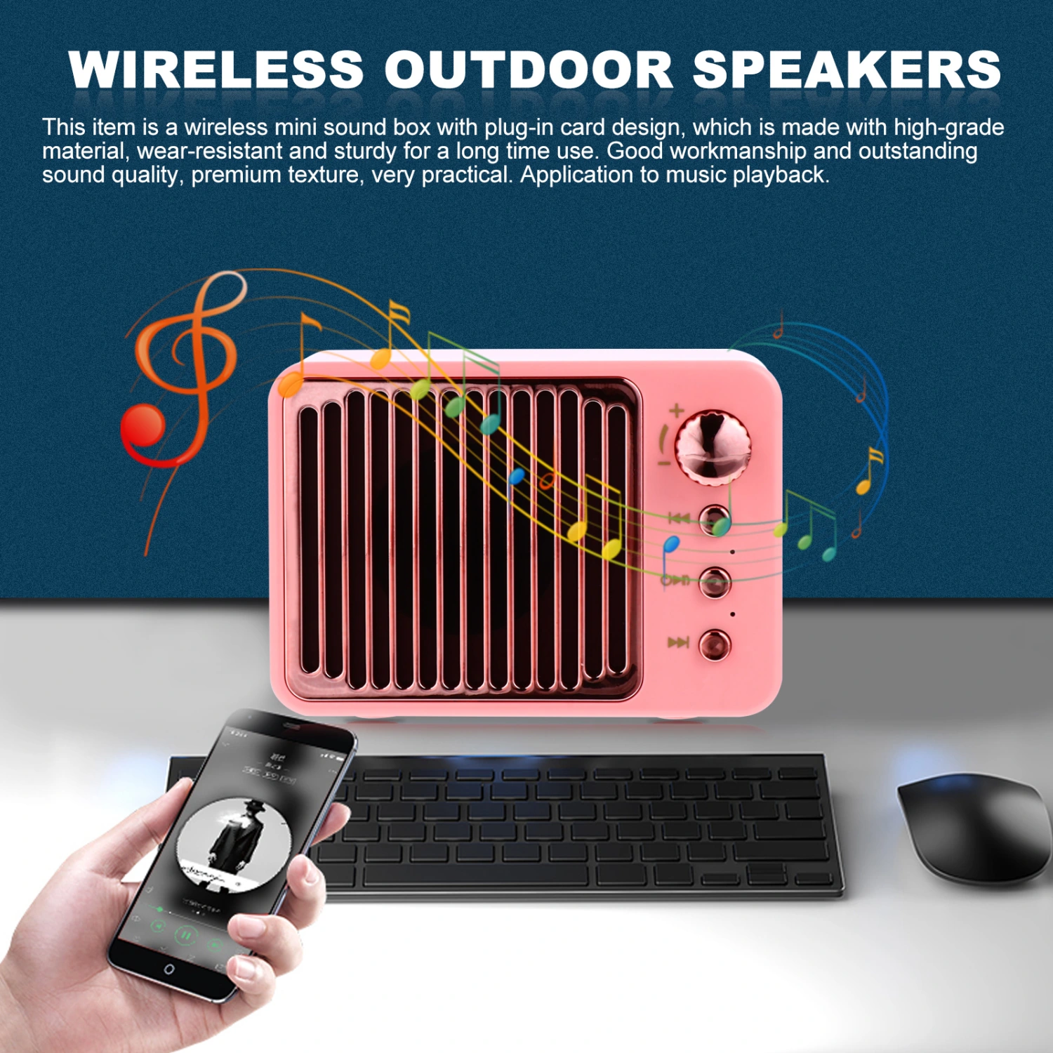 Portable Charging Wireless Sound Box Wireless Outdoor Small Loudspeaker Box