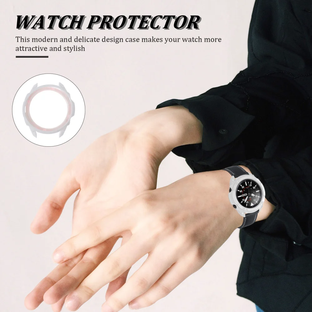 2 Pcs Watch Protector Case Modern Watch Cover Smartwatch Protective Frame Cover