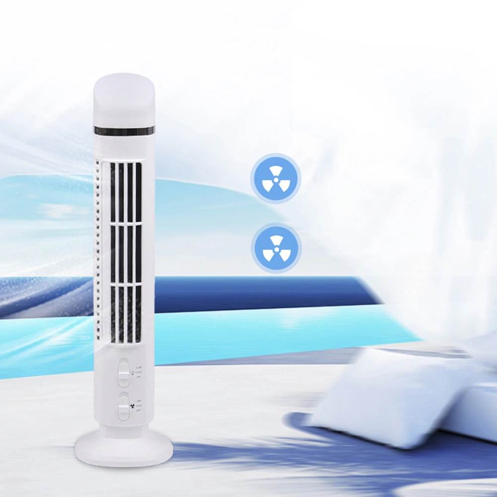 Mini Cooling Fan USB Desk Cooling Fan Multi-function Fan with Light Summer Supplies Accessory without Battery for Home Office (White)