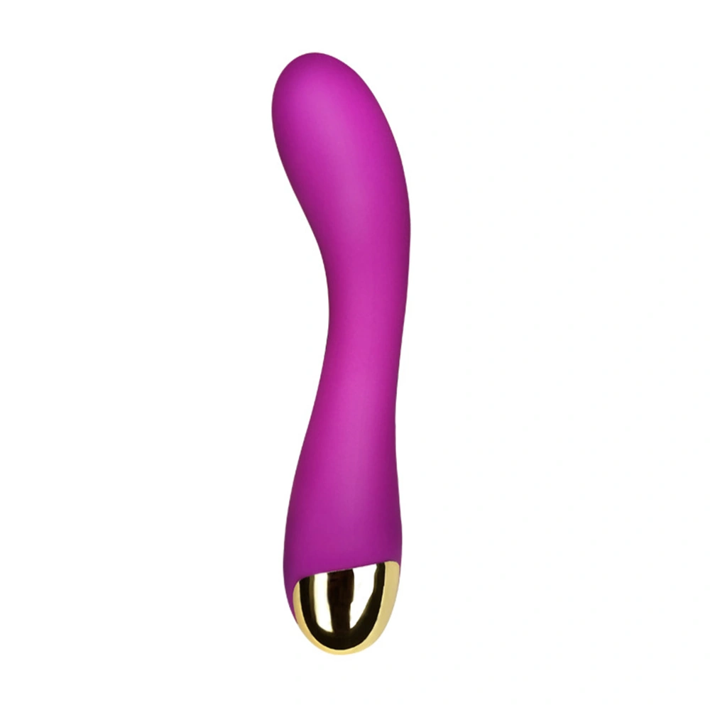 Electric Vibrator Silicone Viberate Toy G-spot Massager 10 Frequency Vibrating Wand for Adults Women (Purple)