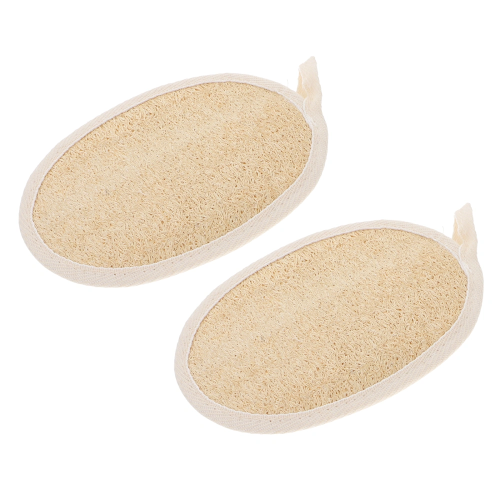 2pcs Shower Rubbing Bath Towels Sturdy Shower Rubbing Towels Loofah Bath Towels