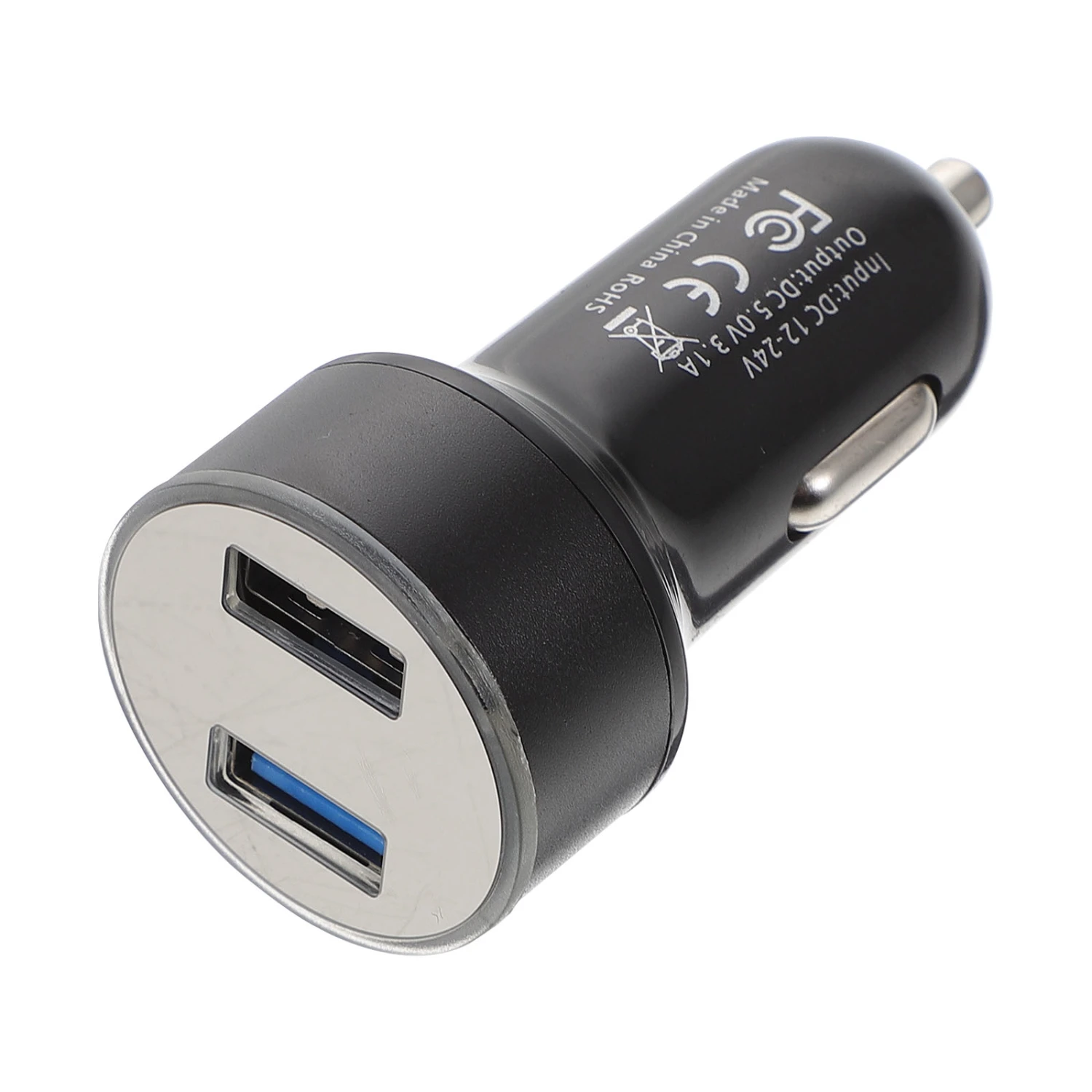 Car Charger Vehicle Portable Dual USB Charger Automotive Digital Charger