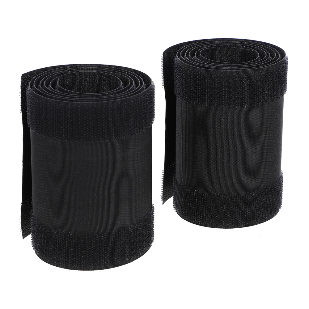 2 Pcs Floor Cord Covers Hook and Loop Cable Straps Floor Cable Protectors