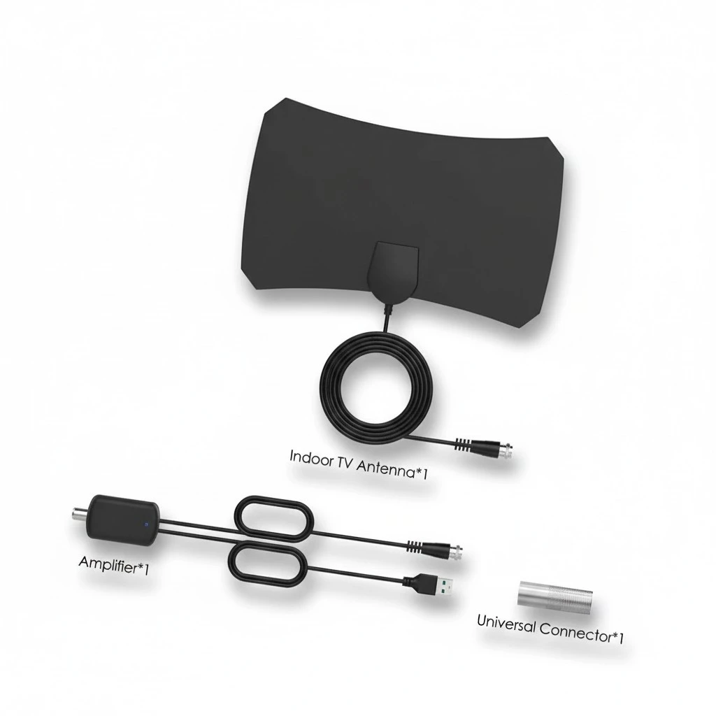 1080P Digital TV Antenna High Definition TV Signal Indoor Aerial with Amplifier