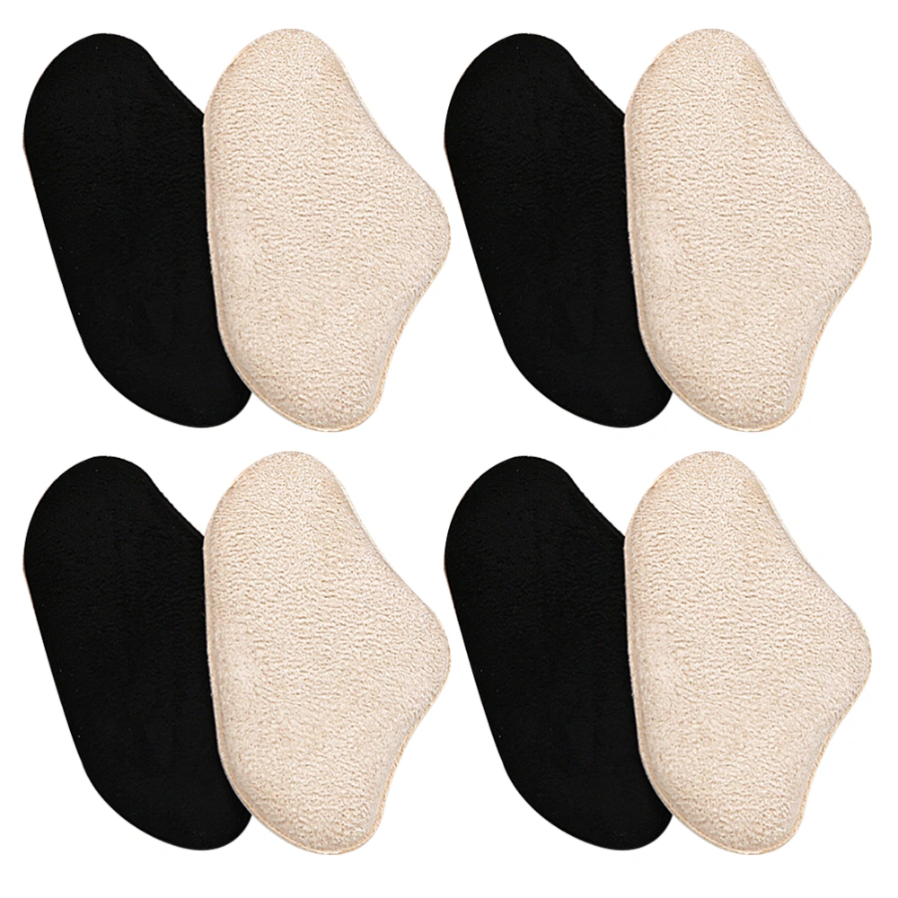 4 Pairs High Heels Cushion Pads Self-adhesive Heel Cushion Inserts Heel Anti Drop Pads