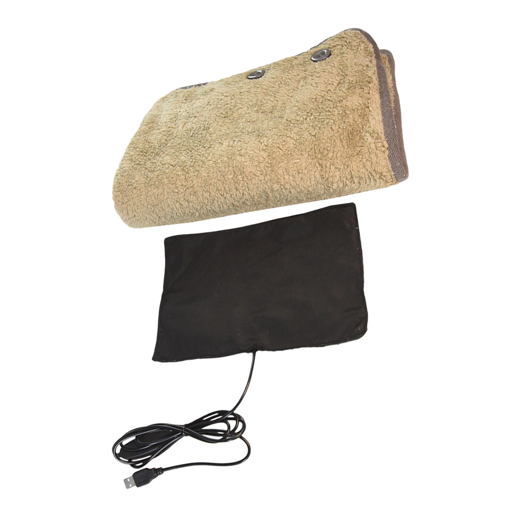USB Heated Warm Shawl Electric Heating Blanket Heated Cape for Car and Home Use