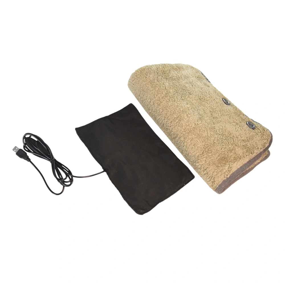 USB Heated Warm Shawl Electric Heating Blanket Heated Cape for Car and Home Use