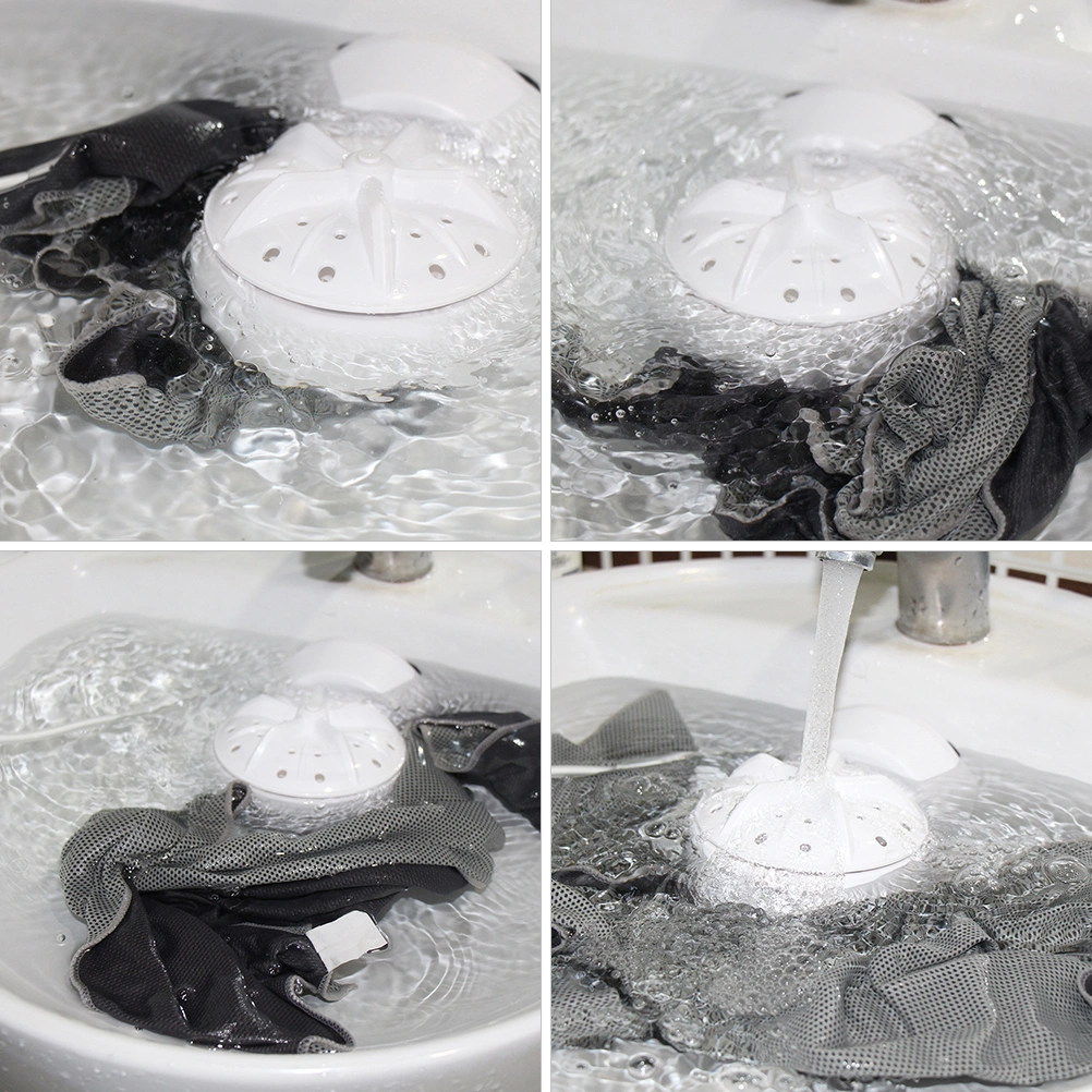 Ultrasonic Mini Washer Portable Washing Machine for Dorm Travel Apartment Trip