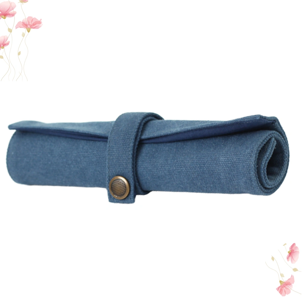 Smart Watch Strap Bag Practical Watche Band Storage Pouch Portable Pen Storage Container for Daily Use (Blue)