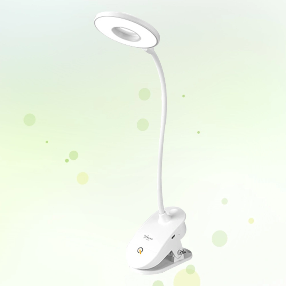 USB LED Rechargeable Eye Protection Clip Lamp Touch Small Lamp Student Dormitory Learning Lamp