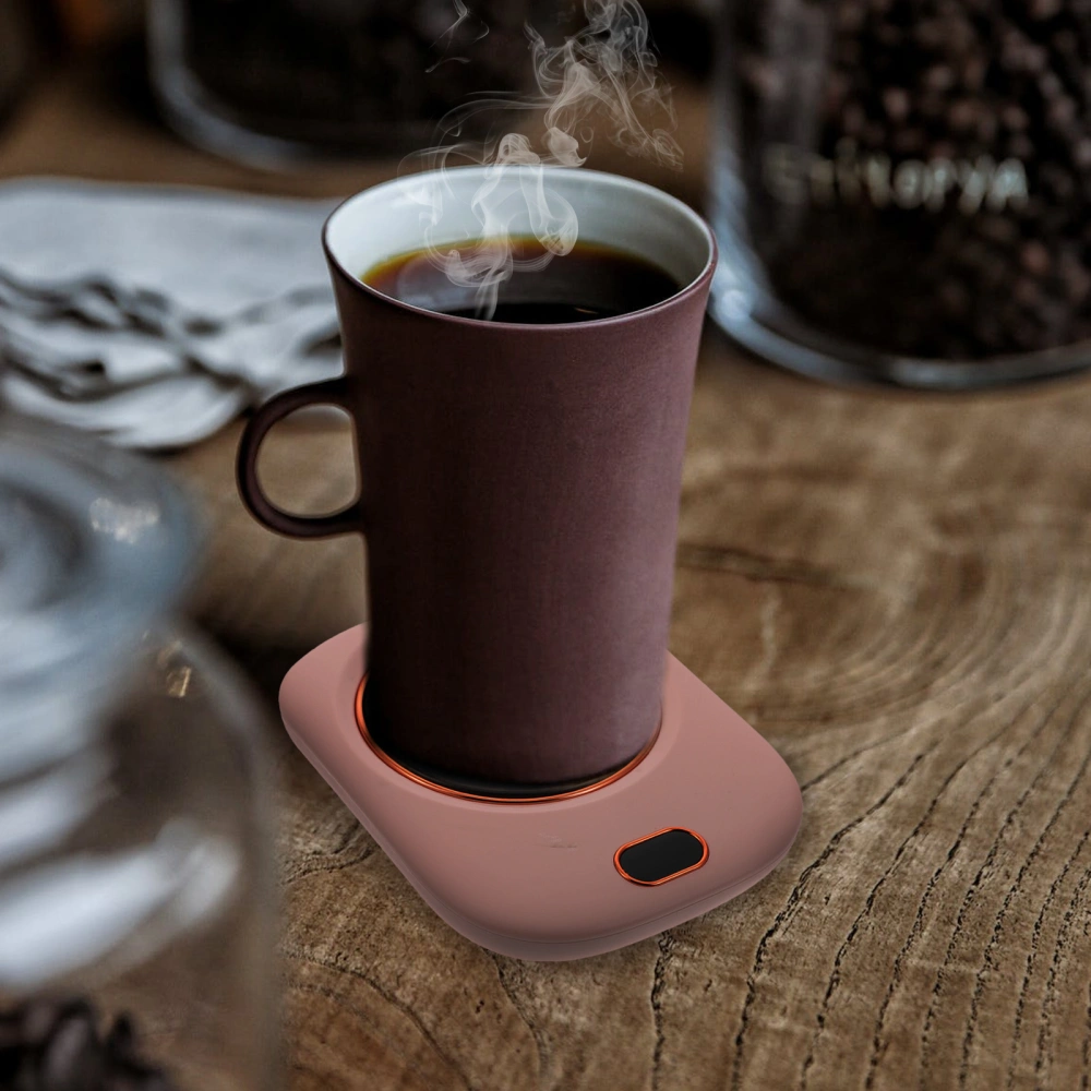 1 Set Heating Coaster USB Cup Warmer 55℃ Constant Temperature Tea Cup Warmer