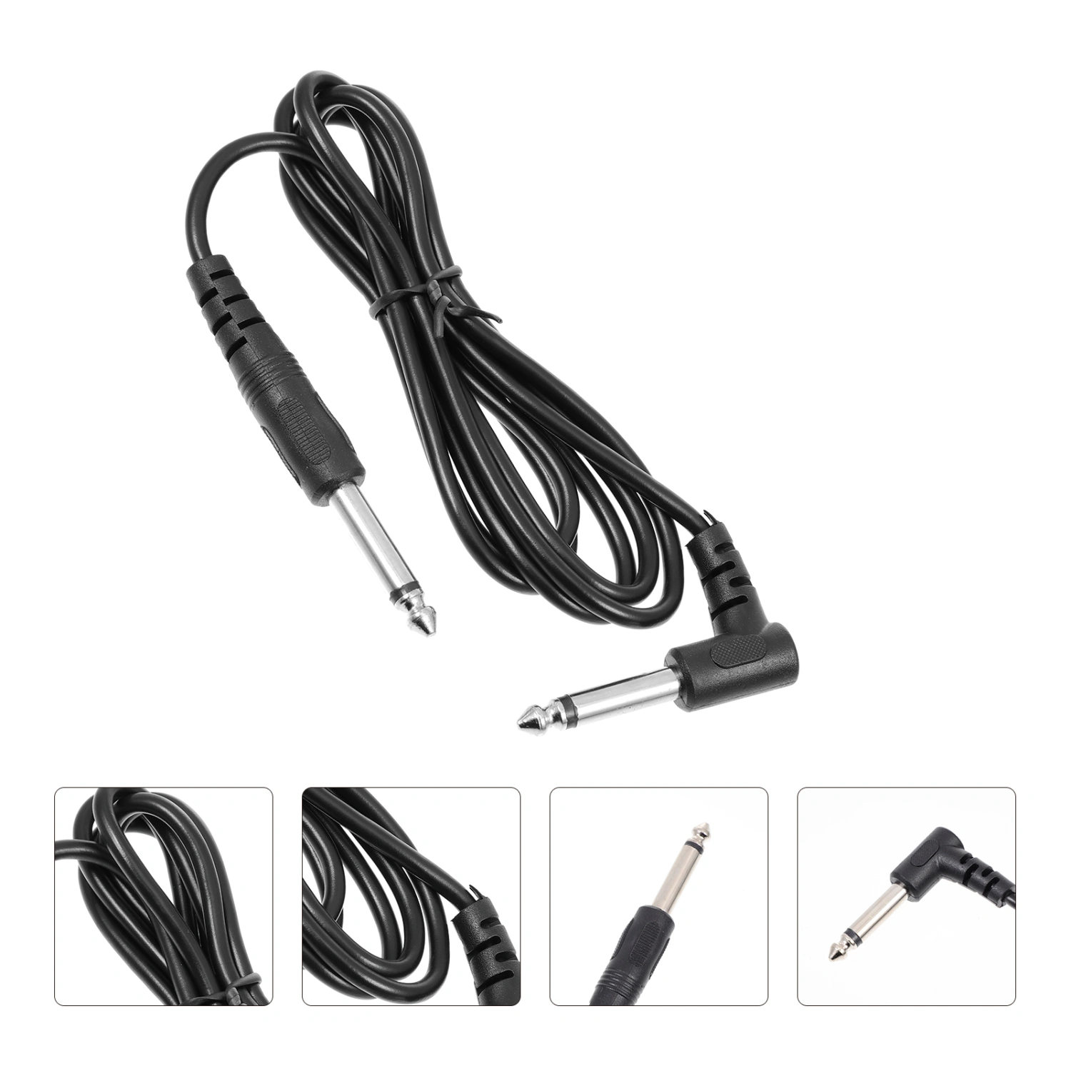 3pcs Connection Guitar Cables Universal Audio Cables Durable 6.35mm Speaker Cables