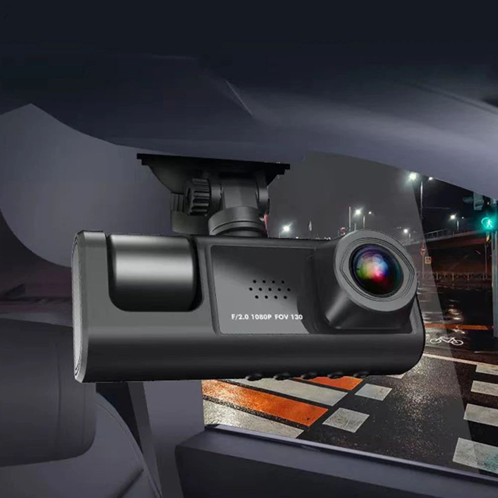 Dash Cam 2 inch Digital Screen Car Camera 3-way 1080P 5MP Car Driving Camera