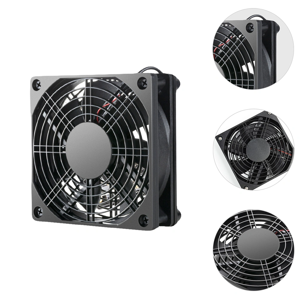 Computer Case Cabinet Silent Cooling Fan 5V USB Heat Exhaust Ventilation Fan